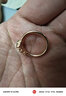 CHARLES&KEITH琉璃半寶石法式個(gè)性戒指CK5-32120331 Rose Gold玫瑰金色 S 曬單實(shí)拍圖