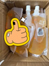谷淦（GUGAN）果汁飲料系列酸梅湯飲料商用百香果果汁植物蛋白夏季飲品300g/袋 蜂蜜柚子300g*8袋【濃縮果汁】 曬單實拍圖