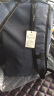 朗斐男士背包帆布休闲双肩包时尚商务大容量潮流初中高中学生充电书包 升级版丨蓝色 实拍图