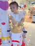 基諾浦（ginoble）寶寶學(xué)步鞋夏季季軟底透氣嬰兒涼鞋男女8-18個月寶寶機能鞋GB2215 白色/芭蕾粉 20 125mm 適合腳長125-129mm 曬單實拍圖