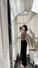 COREN KRAY超薄保暖內(nèi)衣女士熱能美服肌底衣鎖溫秋衣秋褲套裝 摩卡咖套裝 L 適合80-120斤 曬單實拍圖