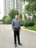 沙馳SATCHI男裝男士抗皺恒溫長(cháng)袖襯衫秋季新款商務(wù)正裝彈力舒適襯衣男 孔雀藍 42 曬單實(shí)拍圖