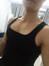 續(xù)點(diǎn)方領(lǐng)背心男夏無袖t恤男坎肩健身緊身韓版修身運(yùn)動(dòng)彈力棉男士背心 黑色 XL 碼128-138斤左右修身版型 曬單實(shí)拍圖
