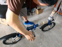 大行（DAHON）折叠自行车14英寸超轻迷你便携小轮男女式单车BYA412 蓝色 实拍图