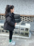 波司登（BOSIDENG）【反季】冬季反季羽絨服兒童短款連帽加厚新國標90絨商場(chǎng)同款外套 黑色8056 130 /64 曬單實(shí)拍圖