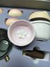 一品仟堂女士茶具個(gè)人專(zhuān)用陶瓷茶壺單壺粉色泡茶壺家用手抓壺辦公室茶杯 粉色——禪花杯 曬單實(shí)拍圖