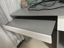 億家木電腦桌臺(tái)式帶主機(jī)位書桌辦公桌家用書房帶抽屜工作臺(tái)桌子簡約現(xiàn)代 四抽帶鎖丨典雅灰120*60*75CM 組裝（自行安裝） 曬單實(shí)拍圖