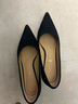 百麗（Belle）高跟鞋女細跟商場同款氣質(zhì)單鞋婚鞋A5T1DAQ4 黑色 35 (225mm) 曬單實拍圖