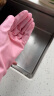3M 橡胶手套 纤巧型防水防滑家务清洁 柔软内里洗碗手套大号 樱花粉 实拍图