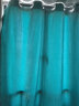 金蝉 窗帘免打孔窗帘成品全遮光伸缩杆宿舍简易窗帘整套卧室门帘 蓝绿【含伸缩杆】 适用宽2.1-2.6米窗帘2.0*2.2两片 实拍图