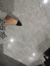 淺町拼色低跟女鞋子春秋季法式復(fù)古杏色尖頭淺口單鞋羊皮一腳蹬平底鞋 杏色 36 曬單實拍圖