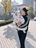 evebaby嬰兒披風(fēng)斗篷冬季保暖外出寶寶兒童秋冬加絨外套衣嬰幼兒防風(fēng)披肩 圣誕歡迎會 雙層厚款 曬單實(shí)拍圖