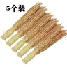 貝凈潔竹鍋刷高粱苗高粱穗刷鍋炊帚洗鍋刷碗刷子廚房天然神器案板鍋刷掃 5把裝天然高粱刷 曬單實拍圖