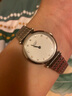 冠琴（GUANQIN）品牌手表小表盤(pán)女士薄簡(jiǎn)約石英表鑲鉆男女表男士防水商務(wù)情侶對表 鑲鉆本白女款 曬單實(shí)拍圖