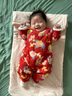 貝佑?jì)雰汉逅硯殞気p便前后兩用外出新生兒前抱式簡(jiǎn)易背帶 灰色-透氣款【建議0-3歲】 曬單實(shí)拍圖