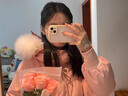 ROAR UTHAUG牛角扣狐貍毛領(lǐng)羽絨服女2025冬季新款中長款90白鴨絨加厚連帽外套 粉色狐貍真毛領(lǐng) S 90-125斤 曬單實拍圖