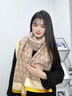 啄木鳥(niǎo)2024新款圍巾女秋冬季感披肩兩用韓版百搭暖絨加厚保暖圍脖時(shí)尚潮 流蘇小V-卡其色(主款) 曬單實(shí)拍圖