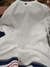 PRIDEME輕奢秋季薄款高端歐貨休閑白色polo衫男長(cháng)袖修身翻領(lǐng)華夫格上衣男 JXW-6211-白色 L 【體重建議：120-130斤】 曬單實(shí)拍圖