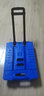 托士達拉桿車(chē)折疊平板車(chē)購物車(chē)家用便攜行李車(chē)搬運車(chē)小推車(chē)手拉車(chē)貨物 藍色拉桿車(chē)2寸聚氨酯輪200斤 曬單實(shí)拍圖