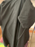 续点 短袖t恤男 纯棉运动夏季休闲紧身圆领白色修身男士高端户外T恤 黑色 XL（128-148斤左右） 实拍图