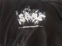 驍雍 純棉印花五分袖小眾街頭風(fēng)歐美短袖t恤男生街頭ins潮流大碼體恤 1161黑色 5XL(建議95-105kg) 曬單實(shí)拍圖
