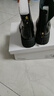 百麗（Belle）厚底增高休閑靴女商場同款真皮舒適靴B8Y1DDZ4 黑色 38 (240mm) 曬單實拍圖
