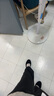 浪莎直筒西裝褲女夏季薄款高腰垂感顯瘦寬松休閑長褲黑色通勤西褲女 黑色 -春秋款 S （80-95斤） 曬單實(shí)拍圖