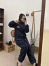 TULX加肥加大特大碼加厚三層法蘭絨夾棉睡衣女冬220斤胖妹妹保暖家居 88006【超厚拉鏈款】 XL 120-140斤 曬單實拍圖