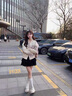 艾珠兒（Aizhuer）2025春秋季新款韓版刺繡棒球服外套女高級感炸街薄款顯瘦夾克上衣 米色 M 曬單實拍圖