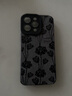 巴蒂尼 翻皮毛灰底滿屏玫瑰適用iPhone15手機殼蘋果16promax硅膠軟殼13/12全包防摔女 翻皮毛灰底滿屏玫瑰 iPhone 15 Pro Max 曬單實拍圖