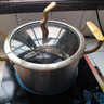 菲夫人（FEIFUREN） 德國(guó)菲夫人316不銹鋼湯鍋加厚家用煮面燉粥奶鍋燃?xì)怆姶艩t通用 貴族湯鍋2-4人用 22cm 曬單實(shí)拍圖