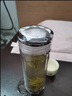 塔馳密司（touchmiss） 原礦水晶杯帶蓋車(chē)載泡茶水杯禮盒裝夏季新款送禮水晶水杯 手工水晶杯 300ML 曬單實(shí)拍圖