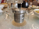 尚明耐熱玻璃沖茶壺帶過(guò)濾泡花茶壺小容量泡茶器功夫茶具套裝家用辦公 恒溫寶+ 470ml 曬單實(shí)拍圖