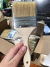 金蹄馬實(shí)木柄豬毛刷子油漆刷豬鬃刷文玩硬毛刷掃灰清潔毛刷豬加厚刷子 3英寸/把 曬單實(shí)拍圖