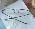 精工（SEIKO） 日本精工Seiko眼鏡框男商務(wù)超輕純鈦半框近視眼鏡光學(xué)鏡架H01061 H01061深藍色C70 鏡架+萬(wàn)新1.60防藍光非球面 曬單實(shí)拍圖