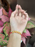 杜大生黃金五福龍轉(zhuǎn)運珠紅繩手鏈女足金999生肖龍小金龍本命年手繩 B款繩小五龍 金約0.7-0.9g龍隨機 曬單實拍圖