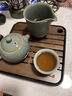 典躍便攜式旅行茶具套裝高端戶(hù)外車(chē)載露營(yíng)功夫茶杯一壺四杯帶茶盤(pán)送禮 茶盤(pán)旅行套裝-汝窯 曬單實(shí)拍圖