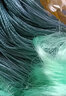 魚(yú)汐格 魚(yú)網(wǎng)漁網(wǎng)粘魚(yú)優(yōu)質(zhì)細軟絲綠絲三層魚(yú)我那個(gè)沉網(wǎng)掛魚(yú)網(wǎng)鯽魚(yú)網(wǎng)鰱魚(yú) 綠絲三層沉網(wǎng)1.5米高 3指 50米長(cháng) 曬單實(shí)拍圖