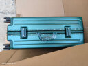 海澜之家（HLA）行李箱男女学生铝框拉杆箱旅行箱登机箱密码箱托运大容量结婚皮箱 青松绿-铝框 24英寸-15%顾客选择5-7天旅行 实拍图