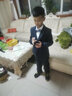 羅蒙兒童西裝套裝2025新款男童主持人花童中大童鋼琴畢業(yè)演出服禮服狂  四件套 外套+褲子+襯衫+領(lǐng)結(jié) 130 曬單實(shí)拍圖