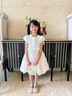 IVY HOUSE常春藤兒童裝女童2024秋季新款  禮服裙立體蝶戀花連衣裙仙紗裙擺 白色（（身后腰帶不附贈）） 120cm 曬單實(shí)拍圖