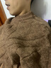 唐獅（TonLion）2023男毛衣漸變麻花針織衫寬松絞花毛衫 琥珀色 L  曬單實拍圖