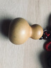 葫仙天然葫蘆鑰匙扣掛件男女士個(gè)性小掛飾創(chuàng)意平安福祿一生鑰匙鏈掛飾 紅色掛繩  鑰匙扣 曬單實(shí)拍圖