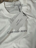 CALVIN KLEIN JEANS重磅純棉CK長(cháng)袖T恤男女新款字母印花上衣寬松百搭學(xué)生打底長(cháng)袖T恤 白色ck長(cháng)袖 M 曬單實(shí)拍圖