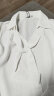 百图betu女装春季新款衬衫飘带设计感温柔雪纺长袖衬衫女2302T34 米白 XS 实拍图