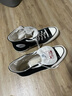 匡威（Converse）新款1970s經(jīng)典款三星標(biāo)男鞋高幫休閑女鞋黑色復(fù)古帆布鞋板鞋 復(fù)古黑 162050C 40 曬單實(shí)拍圖