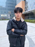 杰遜斯加厚保暖皮棉衣男冬季潮流羊羔毛領修身棉服皮衣外套男士痞帥棉襖 A368-PM9816黑色（單件外套） M （95-110斤） 曬單實拍圖
