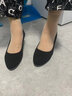 頤福元老北京布鞋女職場(chǎng)工作鞋辦公室通勤職業(yè)工裝鞋黑色透氣防滑高跟鞋 高跟（5cm） 38 曬單實(shí)拍圖