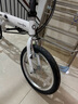 大行（DAHON）折疊自行車(chē)16英寸YUKI超輕迷你便攜男女式通勤單車(chē)KT610 白色  曬單實(shí)拍圖