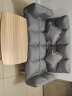 可米熊 懒人沙发踏踏米简易可折叠小户型沙发床网红款卧室阳台小沙发 浅灰色（两个抱枕） 实拍图